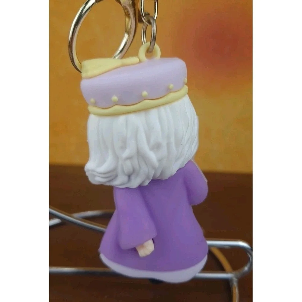 Harry Potter‎ Dumbledore Purple Keychain Backpack Clip PVC